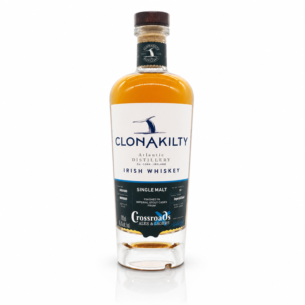 Flasche Clonakilty Single Malt Irish Whiskey, 500 ml, Atlantic Distillery.