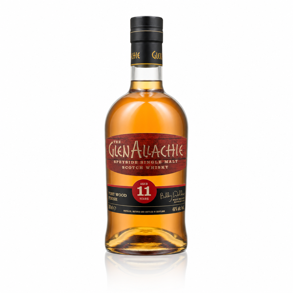 Glenallachie Speyside Single Malt Scotch Whisky, 11 Jahre, Port Wood Finish.